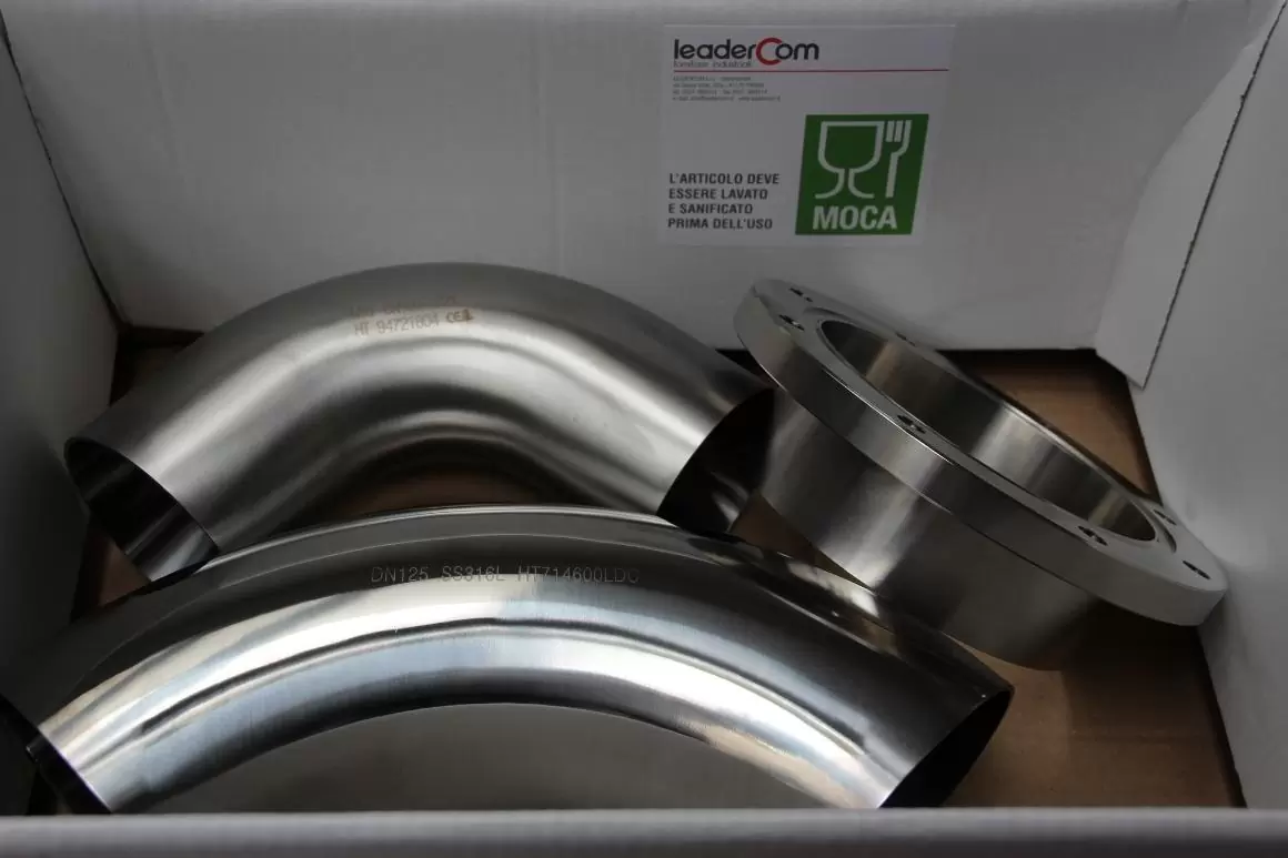 componenti per la fornitura industriale di raccorderia inox