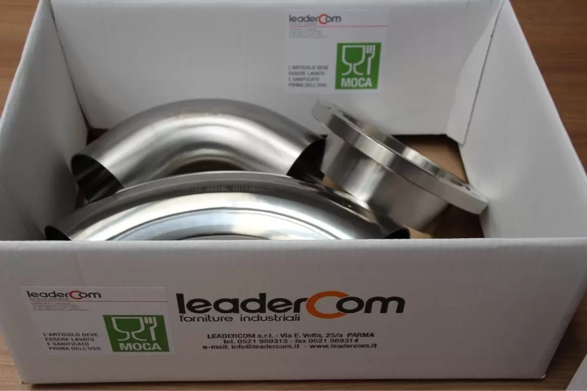 componenti per la fornitura industriale di raccorderia inox